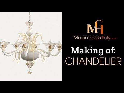 Glass Blowing a Chandelier – The Art of Artisan Glass Making – Made in Venice, Italy