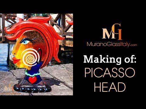 The Making of Picasso Heads – The Art of Venetian Glassmaking – Made in Venice, Italy