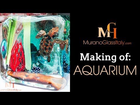 The Making of Aquarium Sculpture – The Art of Venetian Glassblowing – Made in Venice, Italy