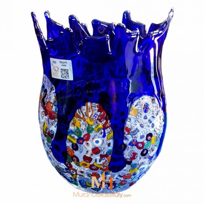 Vase Fleur en Verre Murano