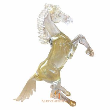 murano golden horse