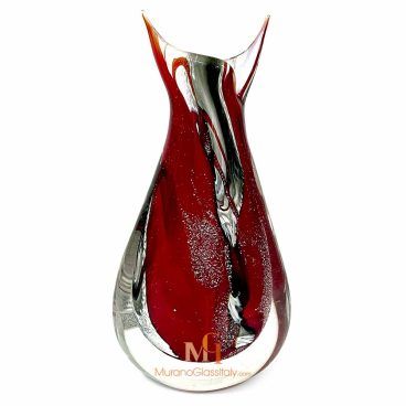 Red Murano Vase