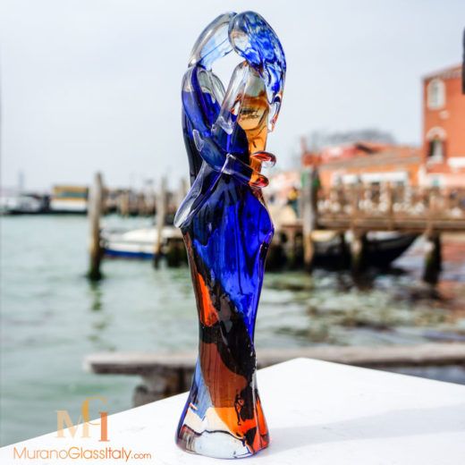 murano glass lovers sculpture