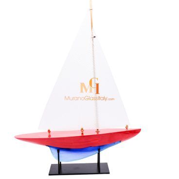 murano glass boat