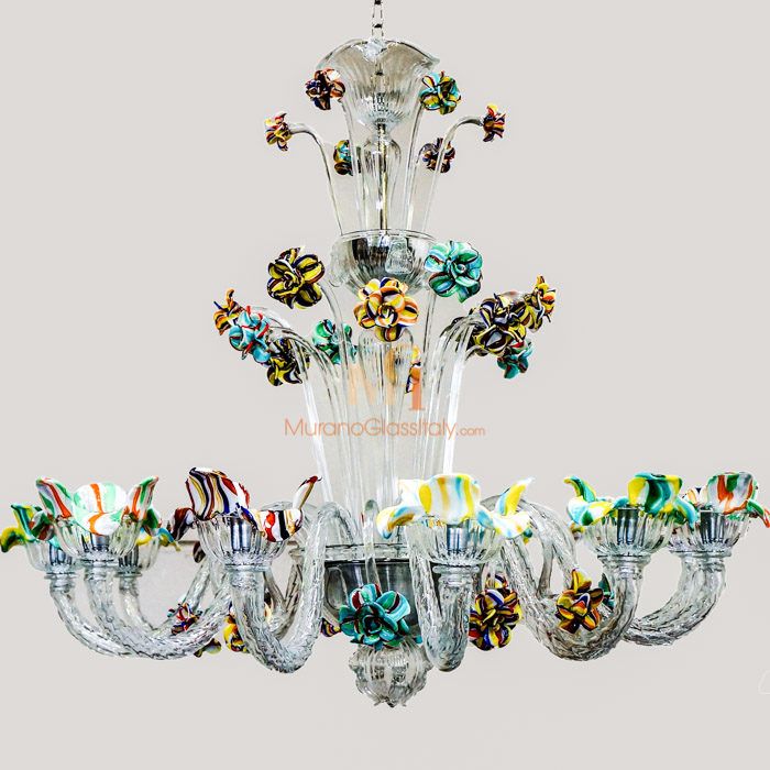 glass blown chandeliers