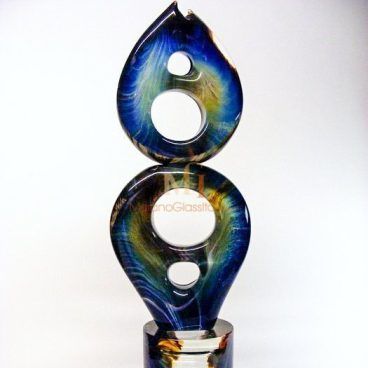 modern art glass sculpture