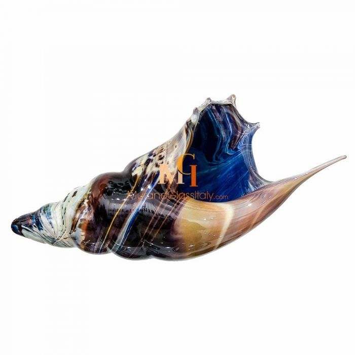 murano glass conch shell
