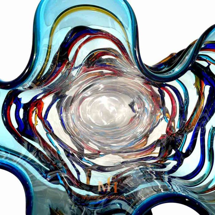 Murano Multi Coloured Glass Vase