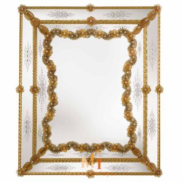 rectangular venetian mirror