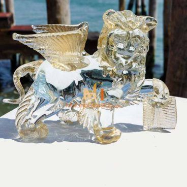 Lion Cristal Murano