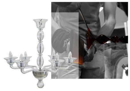modern glass chandeliers