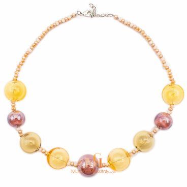 Murano Rainbow Necklace