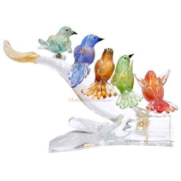 Murano Glass Bird Sculptures